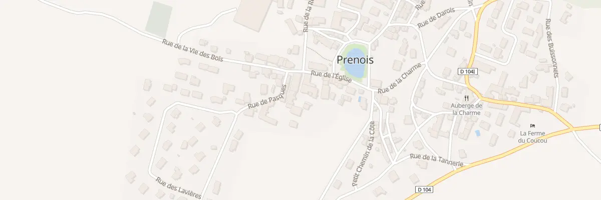 Plan du 6 Rue de l’Eglise à Prenois