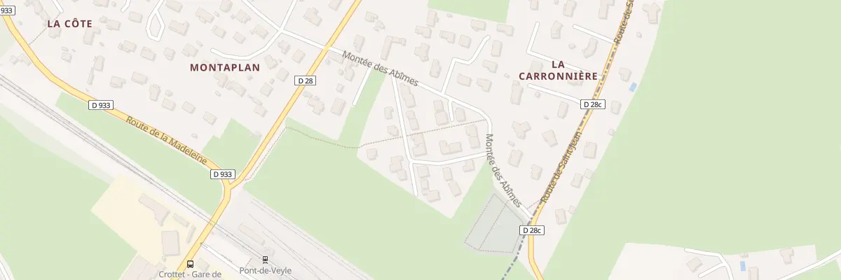 Plan du 93 Rue des Terrasses à Crottet