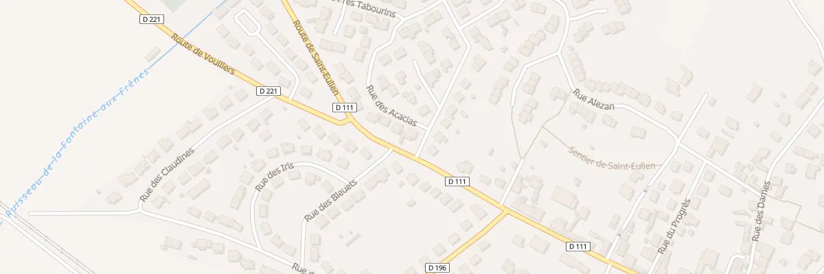 Plan du 1 Rue des Acacias à Villiers-en-Lieu
