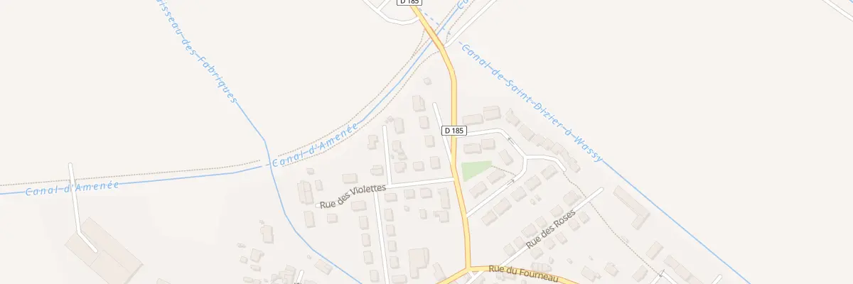 Plan du 129 Rte d’Humbécourt à Allichamps