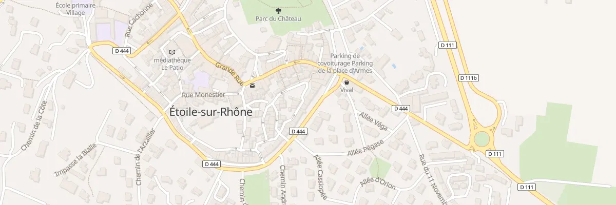 Plan du 13 Bd des Remparts à Étoile-sur-Rhône