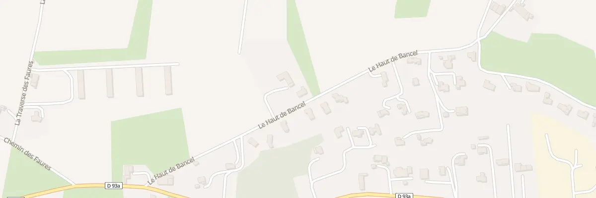 Plan du 5505 Les Faures à Allex