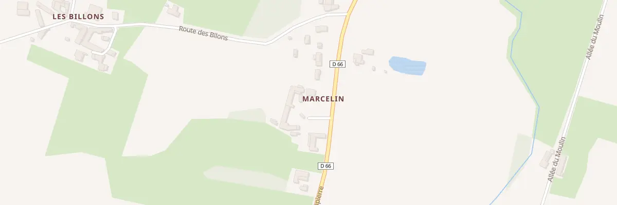 Plan du 36 Imp des Marcelins à Baneins