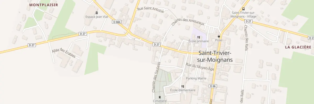 Plan du 187 Rue de la République à Saint-Trivier-sur-Moignans
