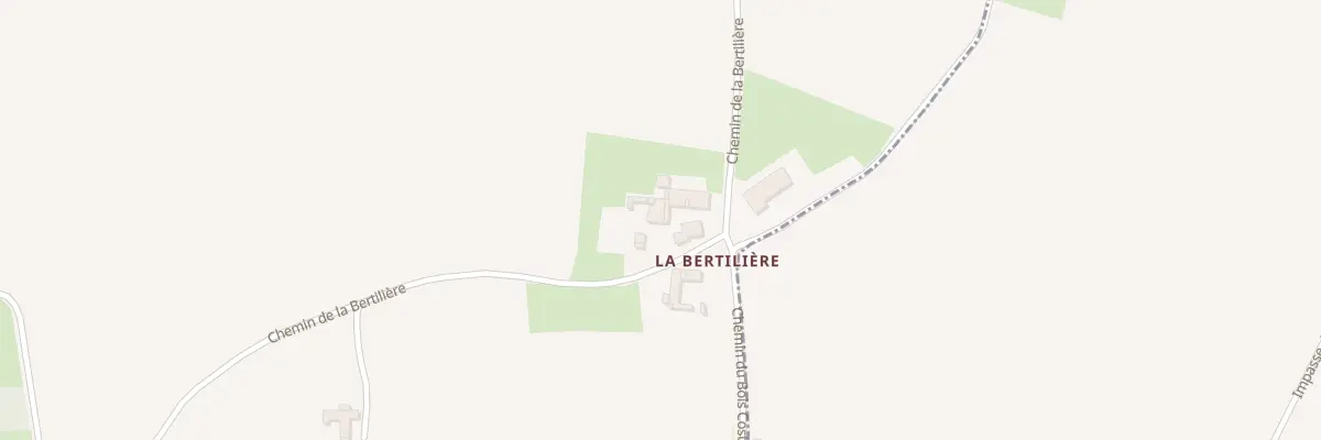 Plan du 1345 La Bertiliere à Cruzilles-lès-Mépillat