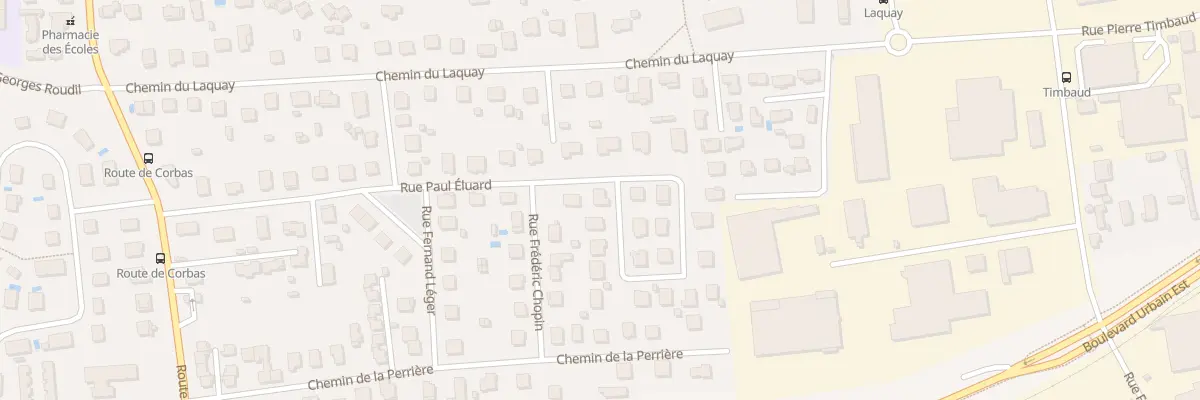 Plan du 22 Rue Paul Eluard à Vénissieux