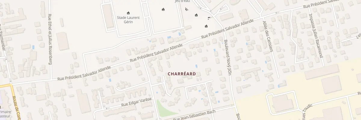 Plan du 42 Rue Pdt Salvador Allende à Vénissieux