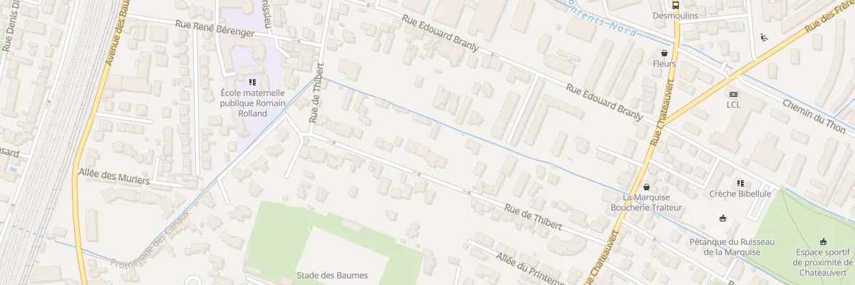 Plan du 53 Rue de Thibert à Valence