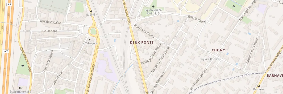 Plan du 22 Av Jean Jaures à Bourg-lès-Valence