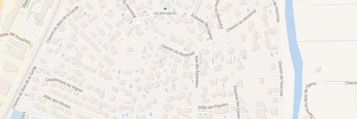 Plan du 2 Che des Garrigues à Bédarrides
