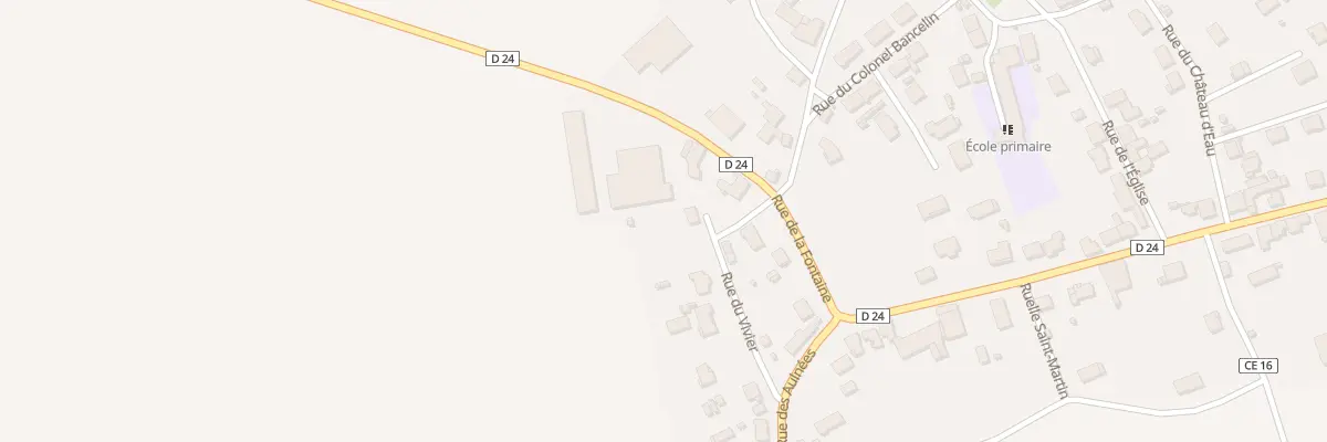 Plan du 4 Rue du Vivier à Humbécourt
