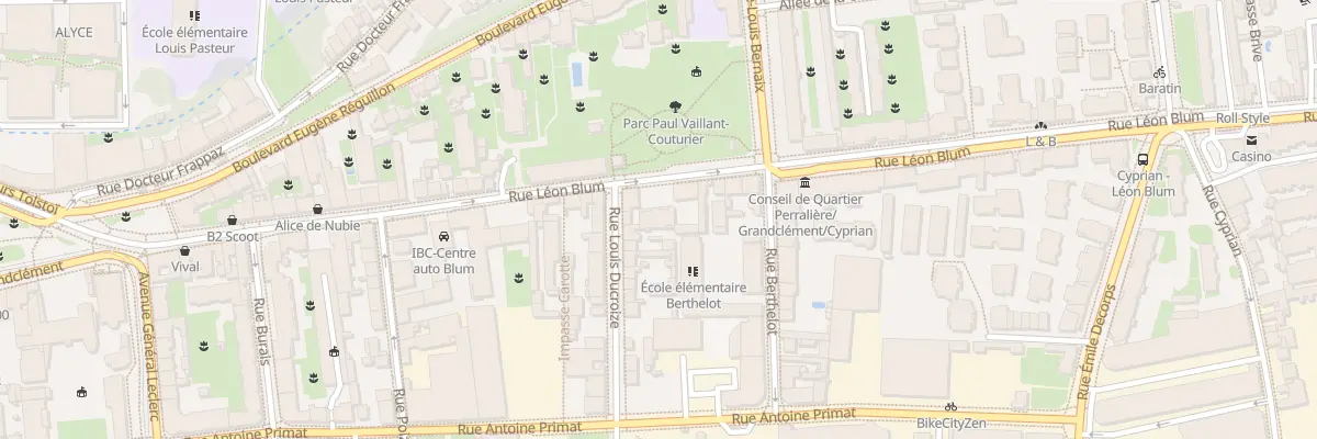 Plan du 58 Rue Léon Blum à Villeurbanne