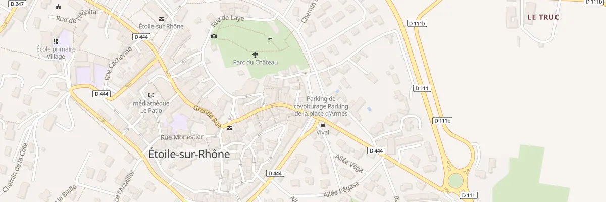 Plan du 3 Pl d’Armes à Étoile-sur-Rhône
