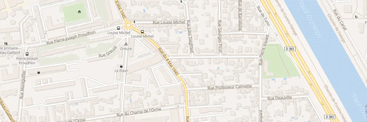 Plan du 4 Rue de Mulhouse à Villeurbanne
