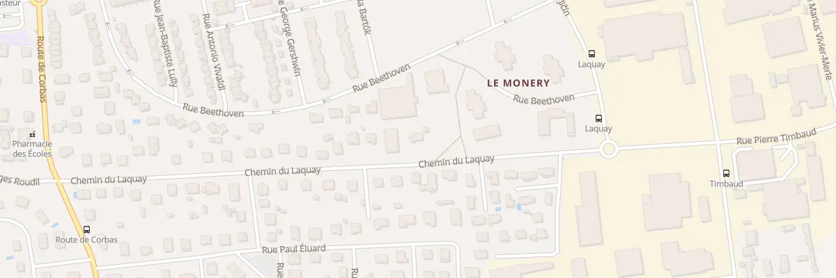 Plan du 35 Che du Laquay à Vénissieux