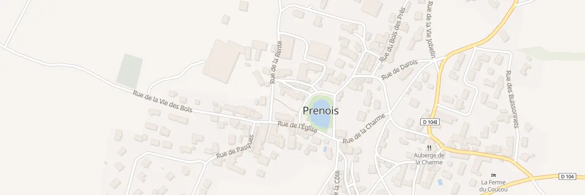 Plan du 5 Rue du Puits Forchon à Prenois