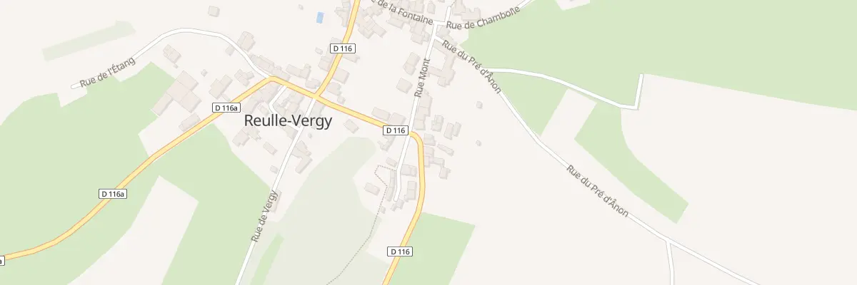 Plan du 7 Rte de Curtil à Reulle-Vergy
