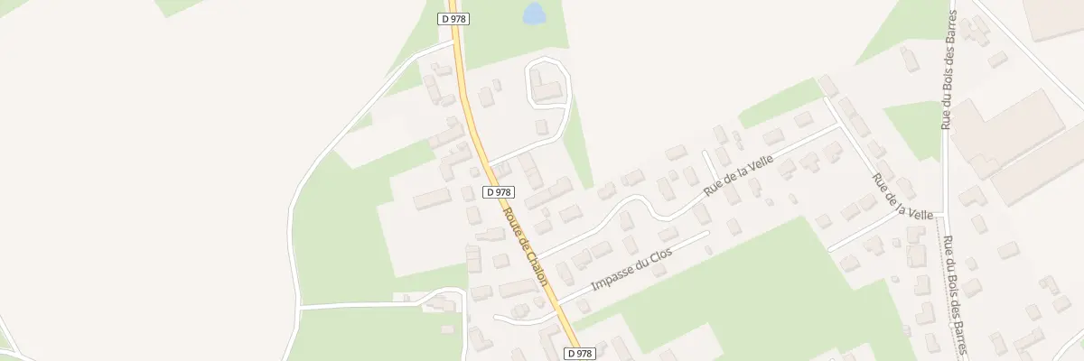 Plan du 5C Rte de Chalon à Épervans