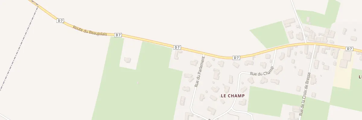 Plan du 351 Rte du Beaujolais à Dompierre-sur-Chalaronne