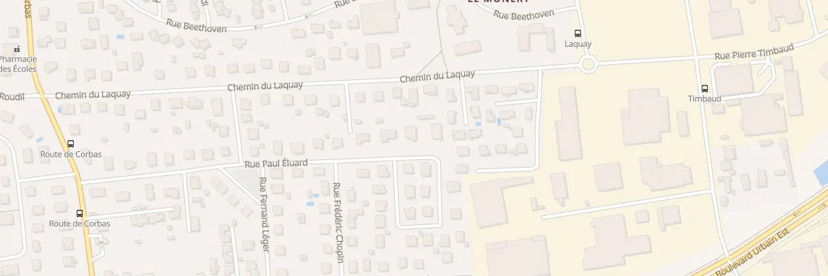 Plan du 31 Rue Paul Eluard à Vénissieux