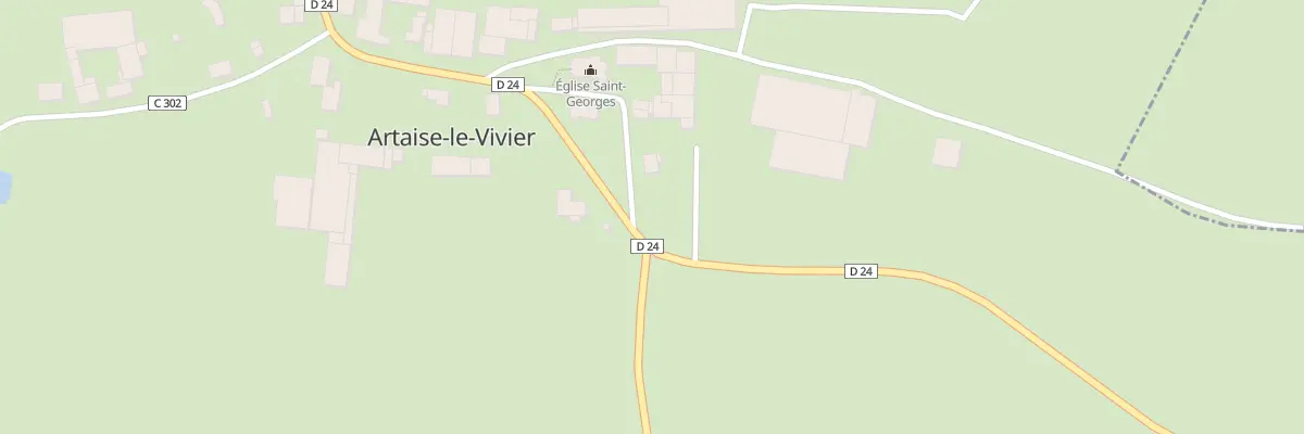 Plan du 5 Rue de l’Hospice à Artaise-le-Vivier
