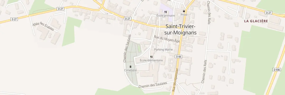 Plan du 82 Pl de l’Eglise à Saint-Trivier-sur-Moignans