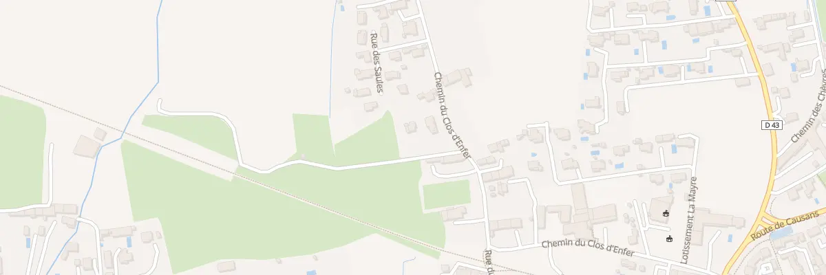 Plan du 415 Che Le Clos d’Enfer à Jonquières