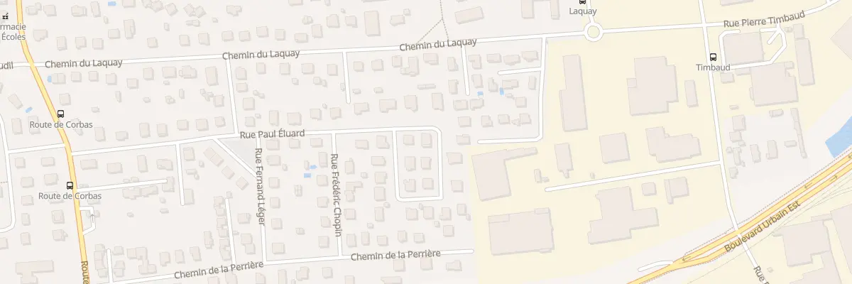 Plan du 26 Rue Paul Eluard à Vénissieux