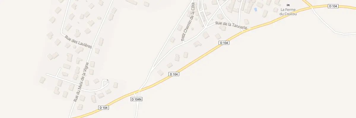 Plan du 19 Rte de Dijon à Prenois