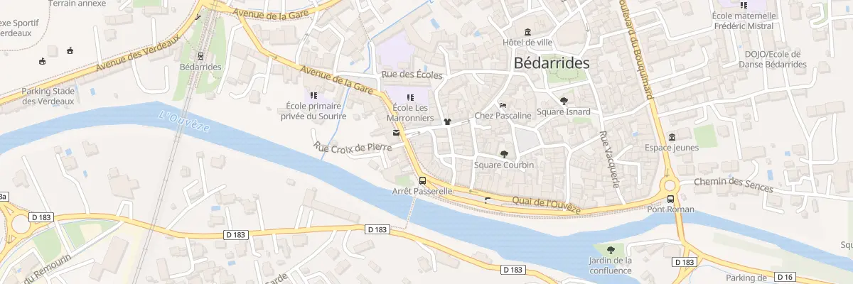 Plan du 1 Rue Sainte-croix à Bédarrides