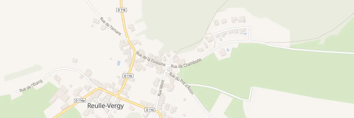 Plan du 2 Pl de la Mairie à Reulle-Vergy