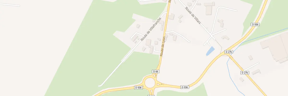 Plan du 191 Rte de Villefranche à Saint-Trivier-sur-Moignans