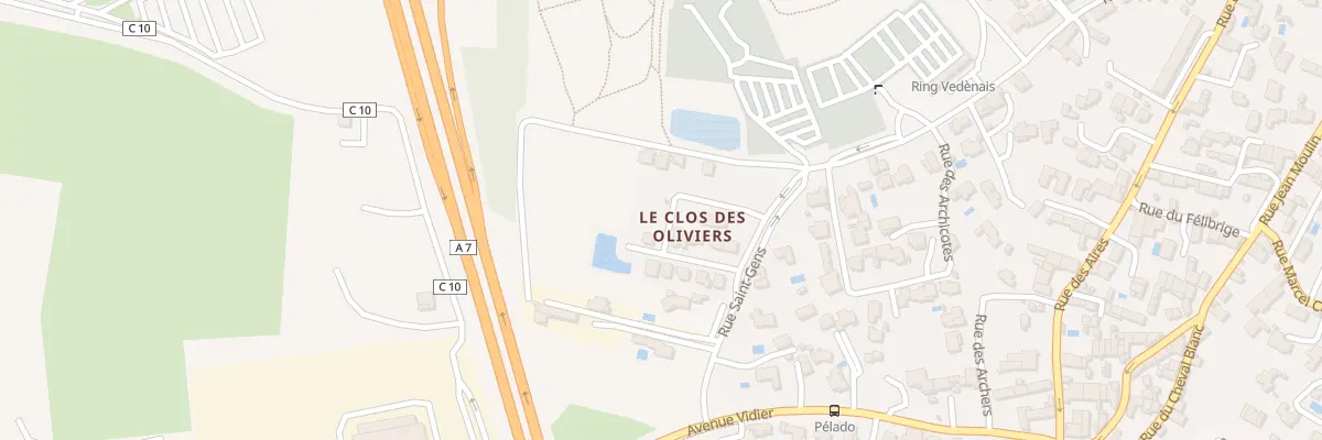Plan du 83 Rue de la Picholine à Vedène