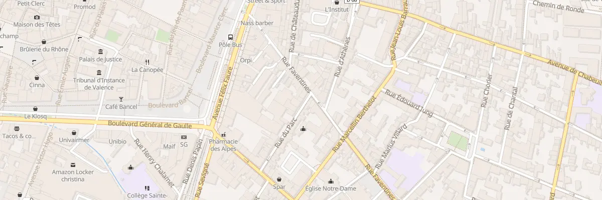 Plan du 4 Rue du Parc à Valence