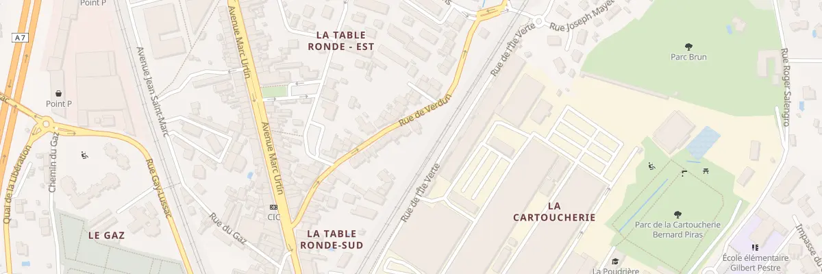 Plan du 28 Rue de Verdun à Bourg-lès-Valence