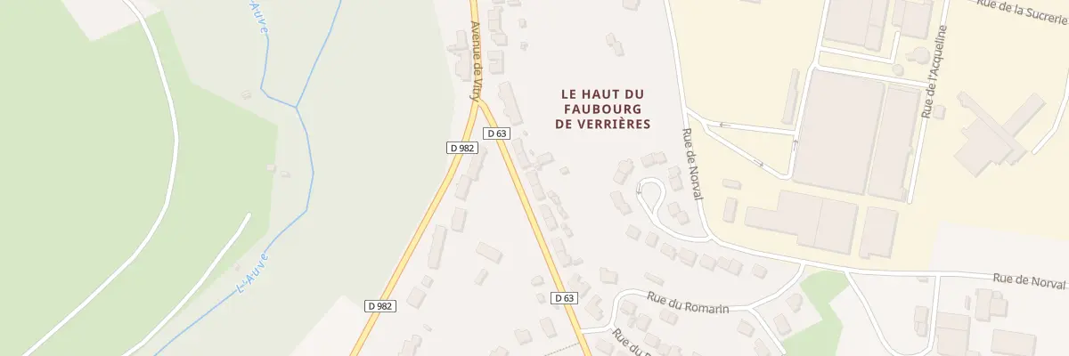Plan du 10 Rte de Verrieres à Sainte-Menehould