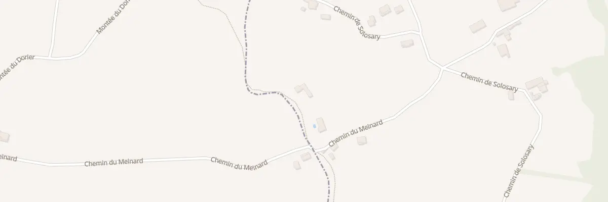 Plan du 80 Che du Meinard à La Chapelle-de-Surieu