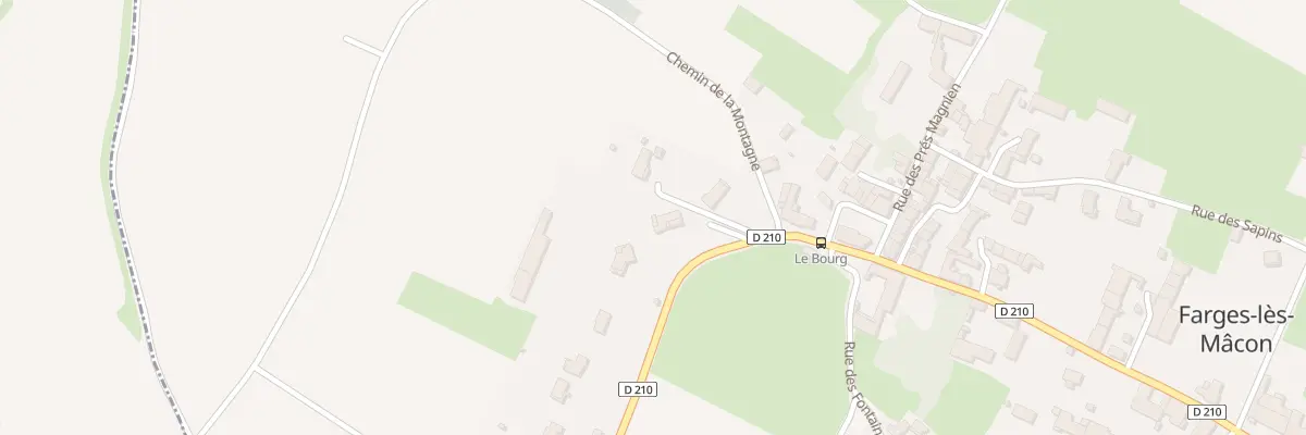 Plan du 28 Rue Grande Rue à Farges-lès-Mâcon
