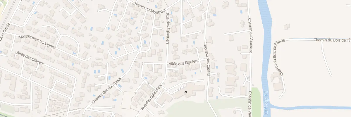 Plan du 141 Rue des Eglantiers à Bédarrides
