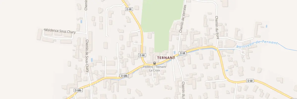 Plan du 955 Rte de Bage à Feillens