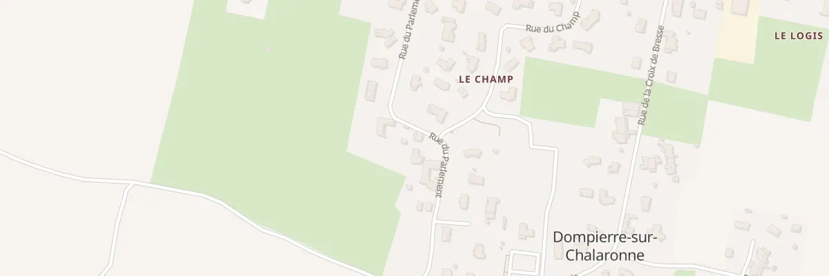 Plan du 285 Rue du Parlement à Dompierre-sur-Chalaronne