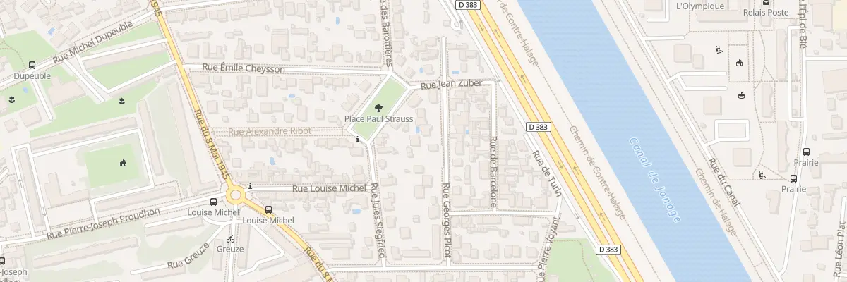 Plan du 12 Rue Georges Picot à Villeurbanne