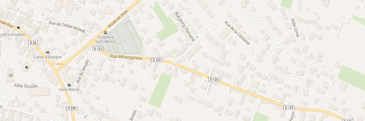 Plan du 5 Rue Alfred Jarreau à Saint-Marcel
