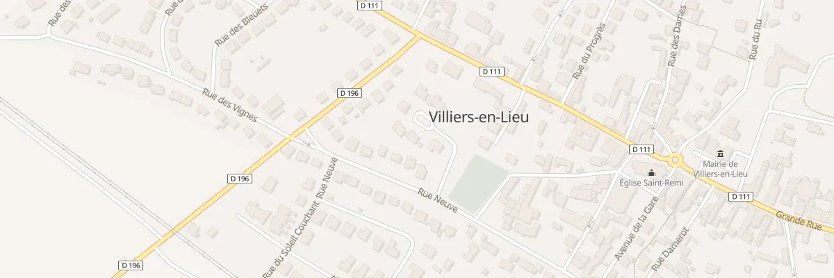 Plan du 3 All des Pins à Villiers-en-Lieu