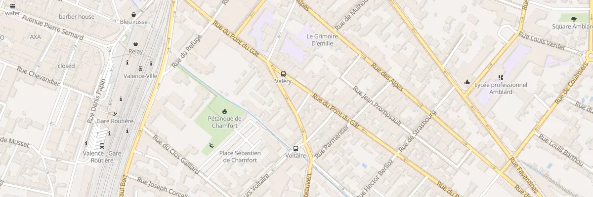 Plan du 32 Rue du Pont du Gat à Valence