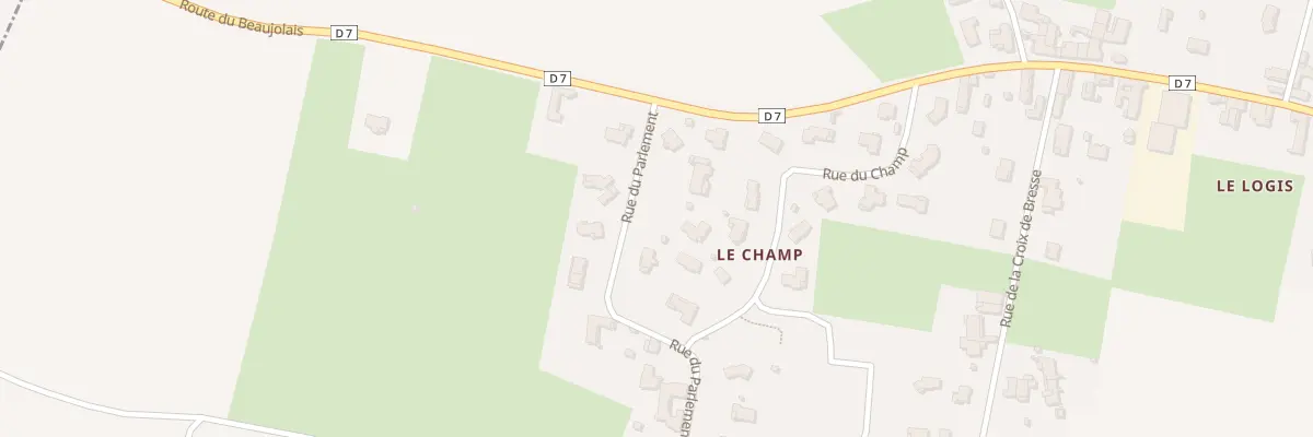Plan du 1 Rue du Parlement à Dompierre-sur-Chalaronne