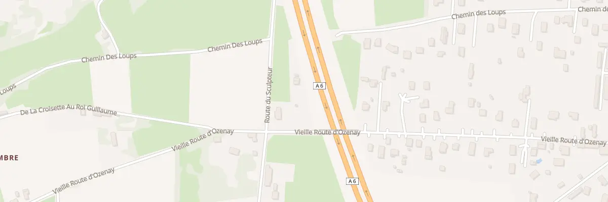 Plan du 886 Rte Vieille Route d’Ozenay à Tournus
