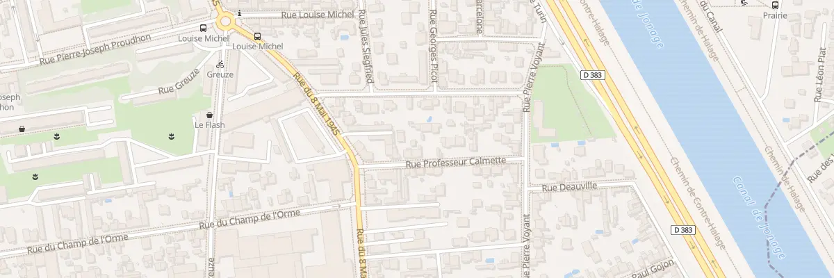 Plan du 9 Rue Pr Calmette à Villeurbanne