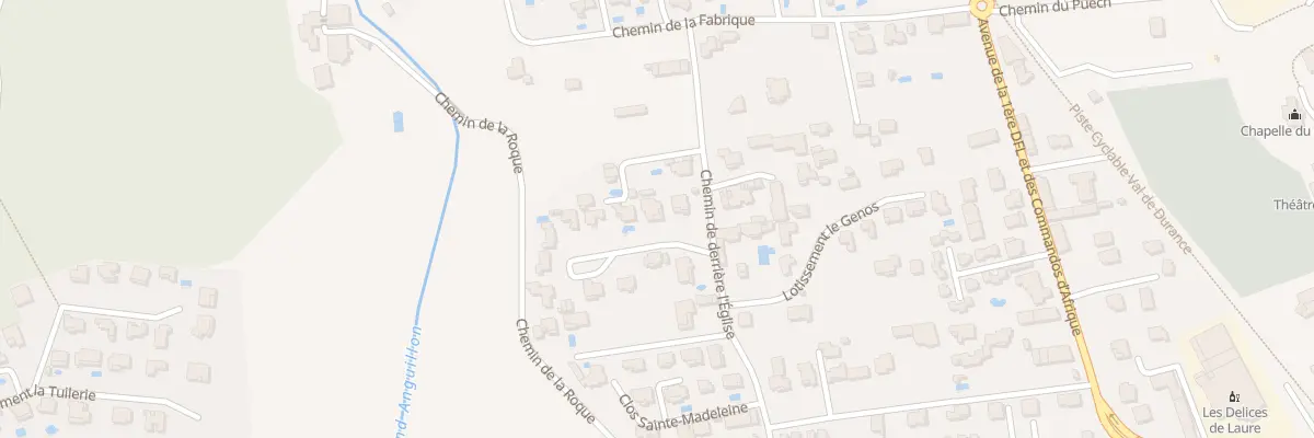 Plan du 1 Che du Jeu du Mail à Noves