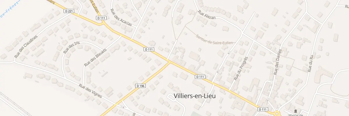 Plan du 76 Gr Grande Rue à Villiers-en-Lieu